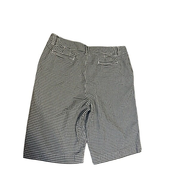 Talbots Women Chino Shorts 16 Cotton Gingham Plaid Coastal Preppy Classic Golf - Picture 9 of 9